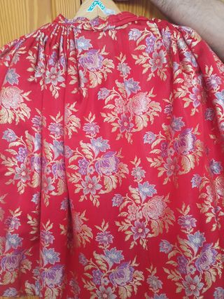Falda Fallera Roja Niña 3-4 Años