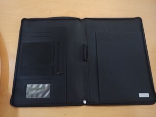 Cartera Audi Grande Negra Original cremallera