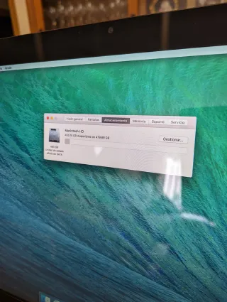 Apple iMac 21,5 Plata