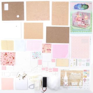 Maqueta puzzle Sunshine princess Mod3015 Nuevo, Casas de muñecas en Miniatura Casa de muñecas en Miniatura Juguetes de Madera para niños Regalo de cumpleaños para niños y Campus Gran opción para l...