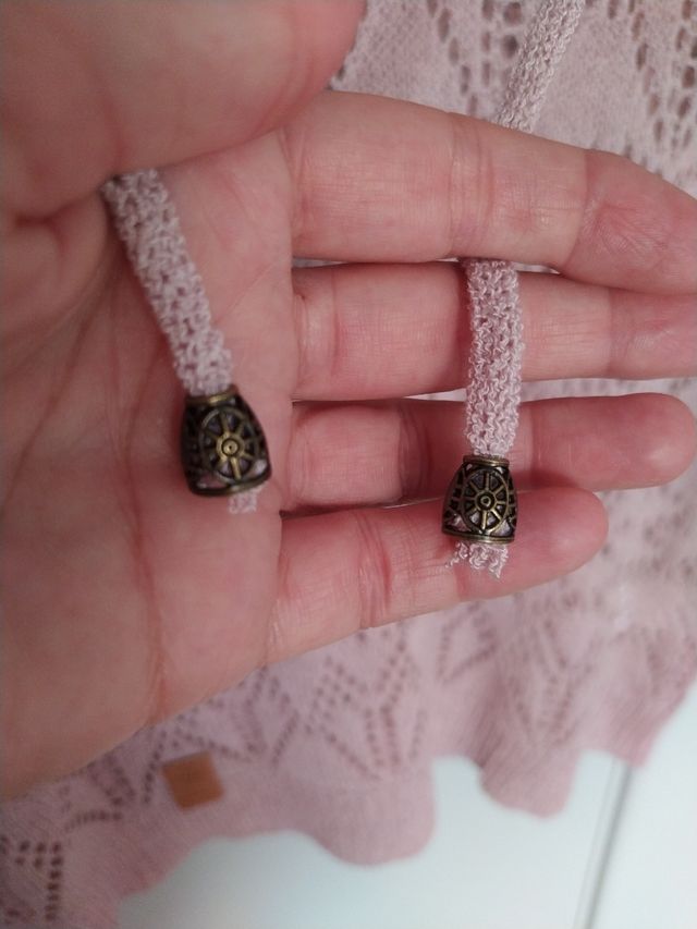 Jersey Nekane rosa calado Talla S/M con etiqueta