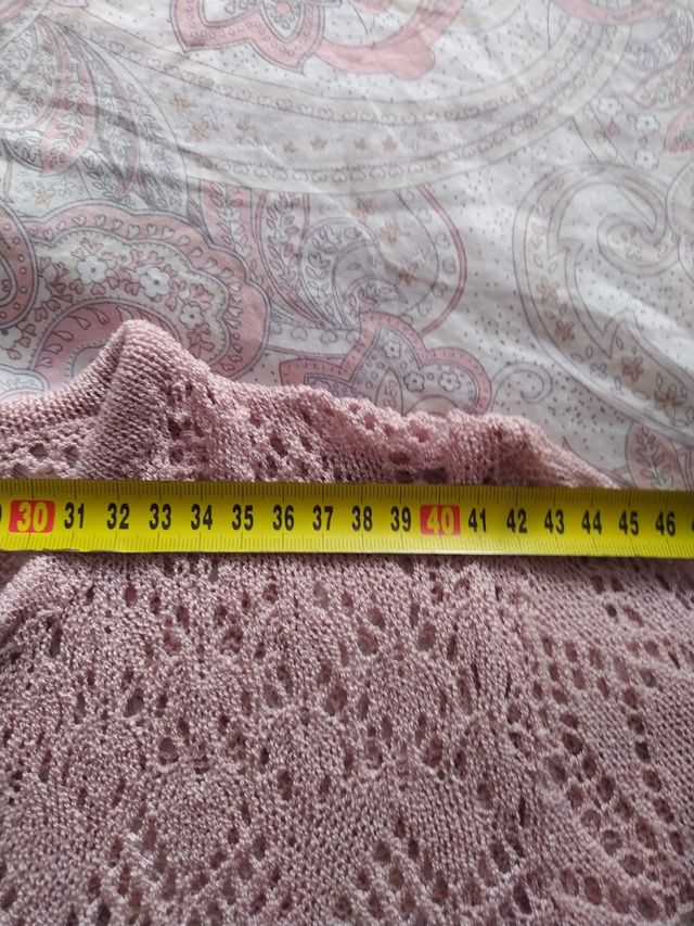 Jersey Nekane rosa calado Talla S/M con etiqueta