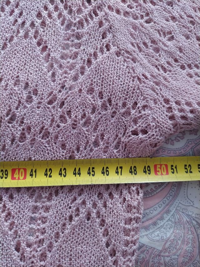 Jersey Nekane rosa calado Talla S/M con etiqueta