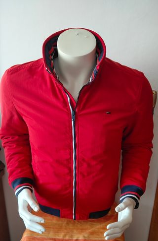 Chaqueta Bomber Tommy Jeans Roja Talla S