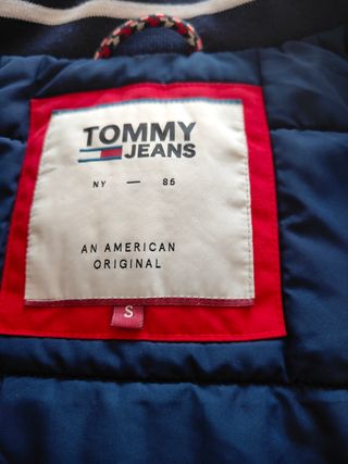 Chaqueta Bomber Tommy Jeans Roja Talla S