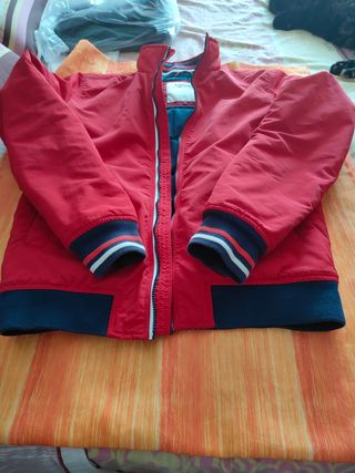 Chaqueta Bomber Tommy Jeans Roja Talla S