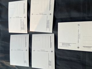 5 Postales  hospital antiguo Sant Pau Barcelona 2