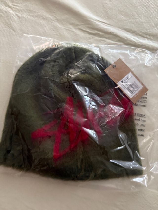 Gorro Stussy Calavera Verde