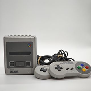 CONSOLA SNES MINI CON 2 MANDOS + CABLES