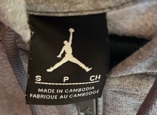Chaqueta Jordan Gris Talla S