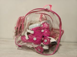 Patines niña talla 25-28 con mochila