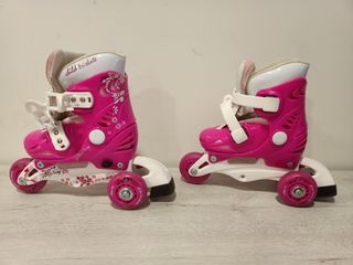 Patines niña talla 25-28 con mochila
