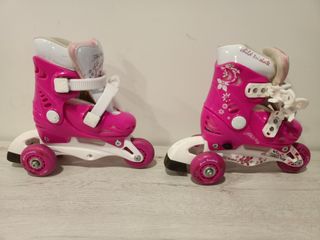 Patines niña talla 25-28 con mochila