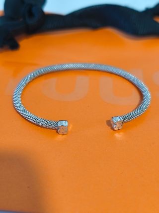 Pulsera Tous Malla Osos Pequeños Plata
