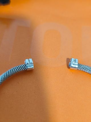 Pulsera Tous Malla Osos Pequeños Plata