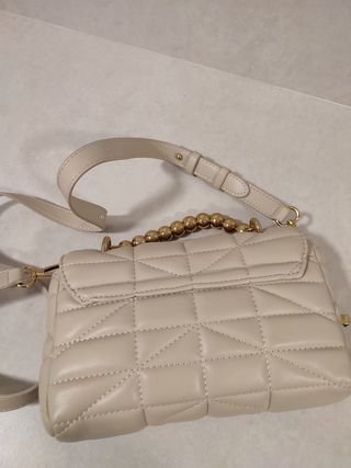Bolso Zara Beige y Dorado