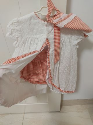 Vestido y Pelele Cocote para hermanos