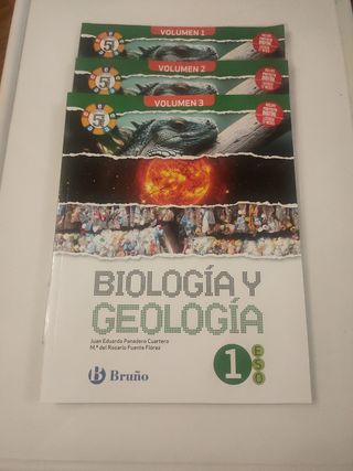 Biología y Geología 1 ESO 3 volúmenes  Bruño