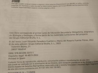 Biología y Geología 1 ESO 3 volúmenes  Bruño