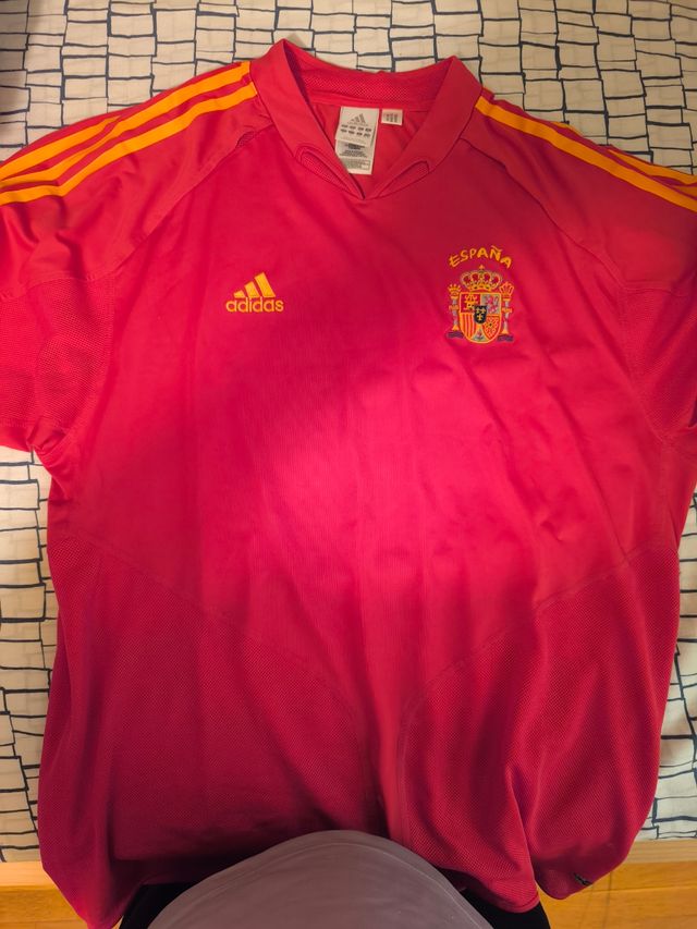 Camiseta Oficial España Adidas Roja