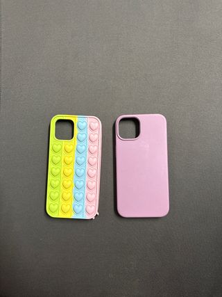 Fundas iPhone 14 Pop It Corazones