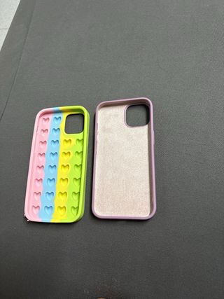 Fundas iPhone 14 Pop It Corazones