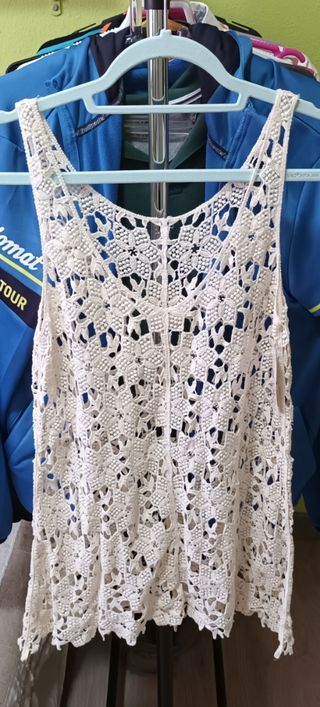 Top/Vestido mini Calado S-M-L