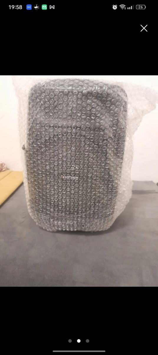 Altavoz Kimiso QS-836 con Luces y Micrófono