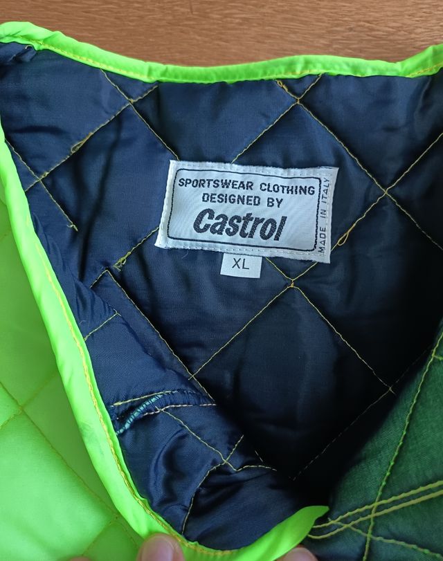 Gilet trapuntato Castrol verde
