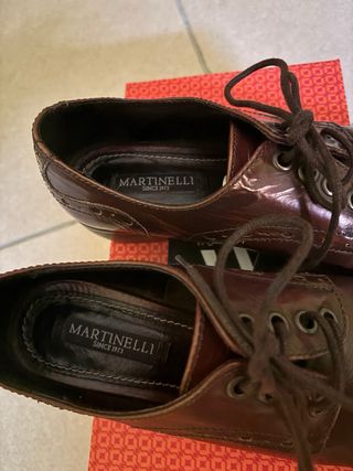 Zapatos de cordones marrones. no hago envíos