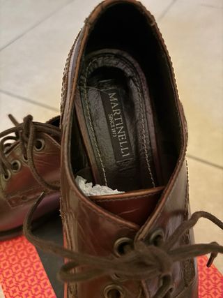 Zapatos de cordones marrones. no hago envíos