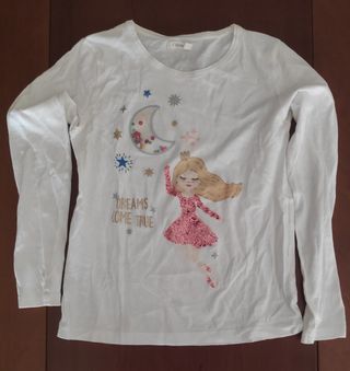 Camiseta niña Sfera manga larga talla 9-10