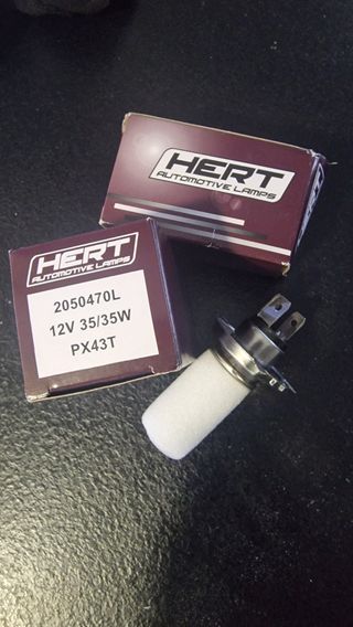  2 Bombillas HERT PX43T 12V 35/35W Yamaha X-Max 25
