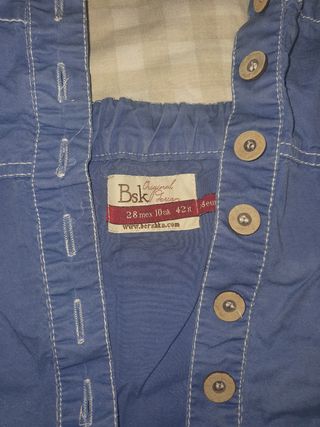Mono corto Bershka azul