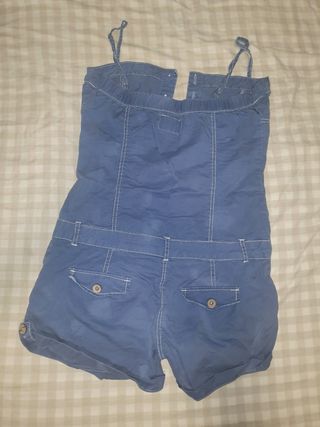 Mono corto Bershka azul