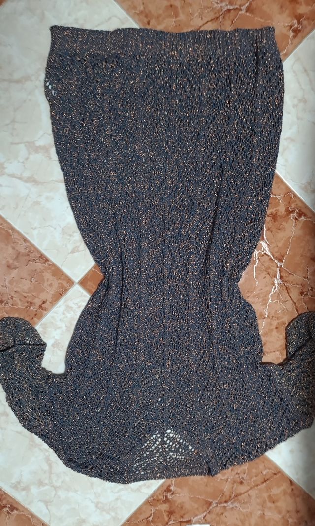 Vestido de playa brillante talla XL