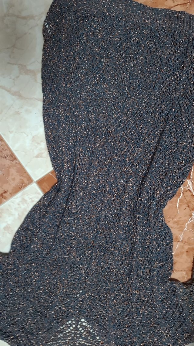 Vestido de playa brillante talla XL