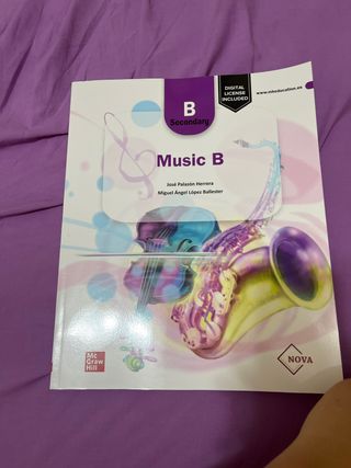 Music B Secondary - CLIL. NOVA: ESO
