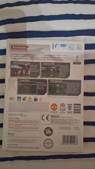 PES 2009 Wii Konami con muy poco uso, casi nuevo