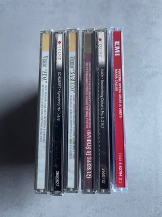 6 CD Musica Classica Puccini Bach Verdi Schubert