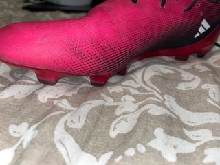 Botas de fútbol Adidas gama alta rosas
