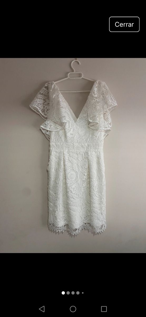 Vestido Pedro del Hierro Blanco