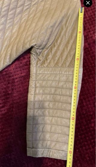 ISABEL MARANT CHAQUETA PIEL OVERSIZE MUJER 36 M L