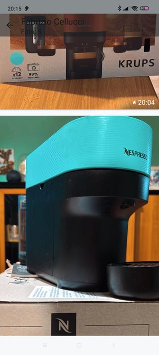 Macchina Caffè Nespresso Krups,con scatola origina