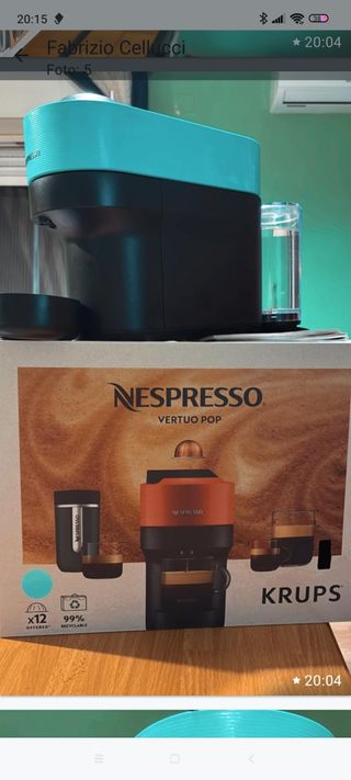 Macchina Caffè Nespresso Krups,con scatola origina