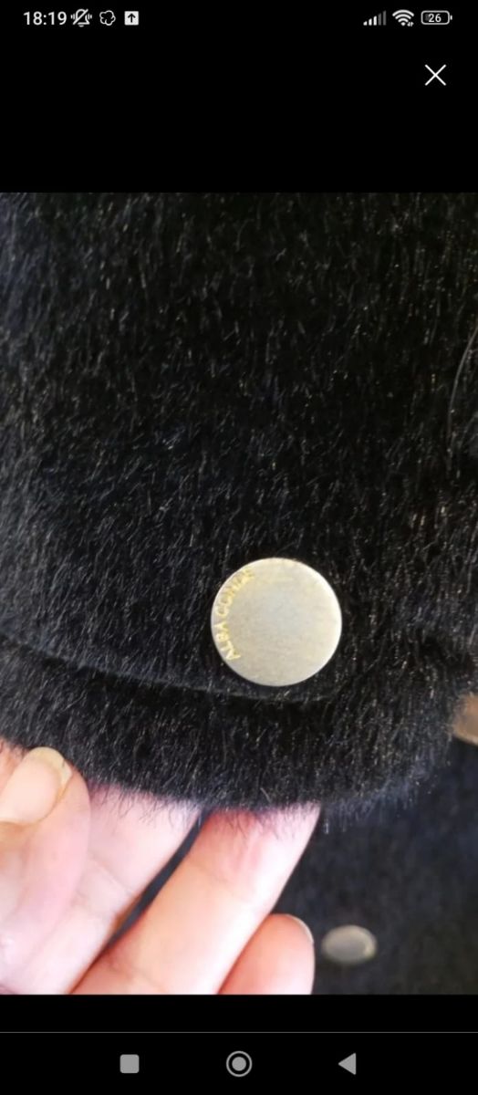 Abrigo Alba Conde Negro