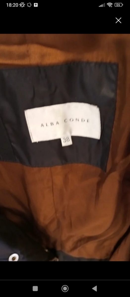 Abrigo Alba Conde Negro