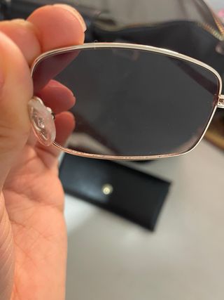 Gafas de sol hombre doradas y marrones