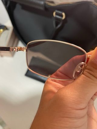 Gafas de sol hombre doradas y marrones