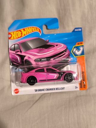 Hot Wheels 20 Dodge Charger Hellcat Rosa